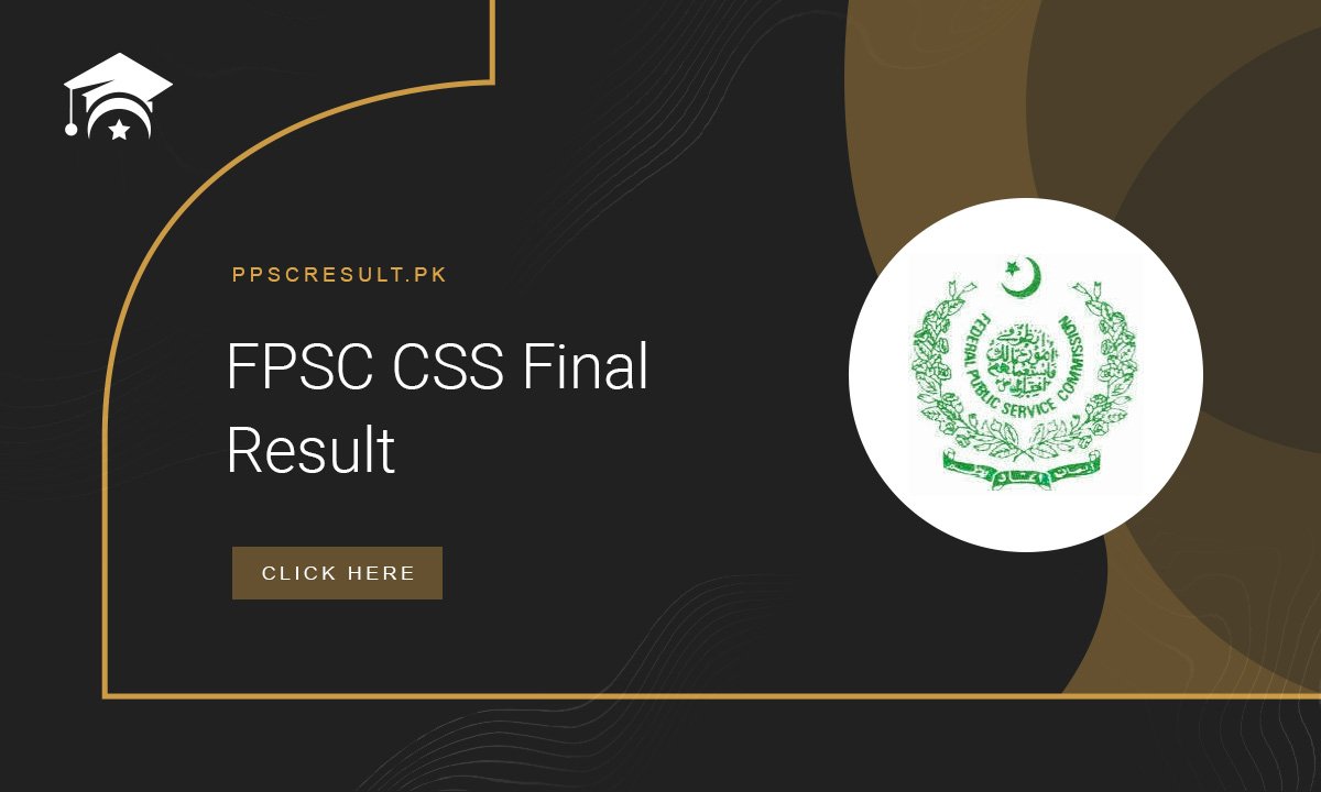 FPSC CSS Final Result