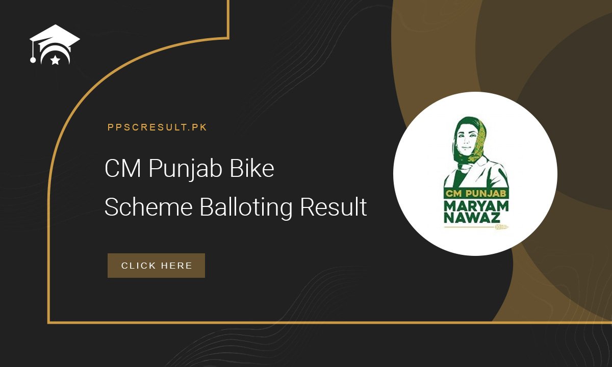 Punjab Bike Scheme Balloting Result