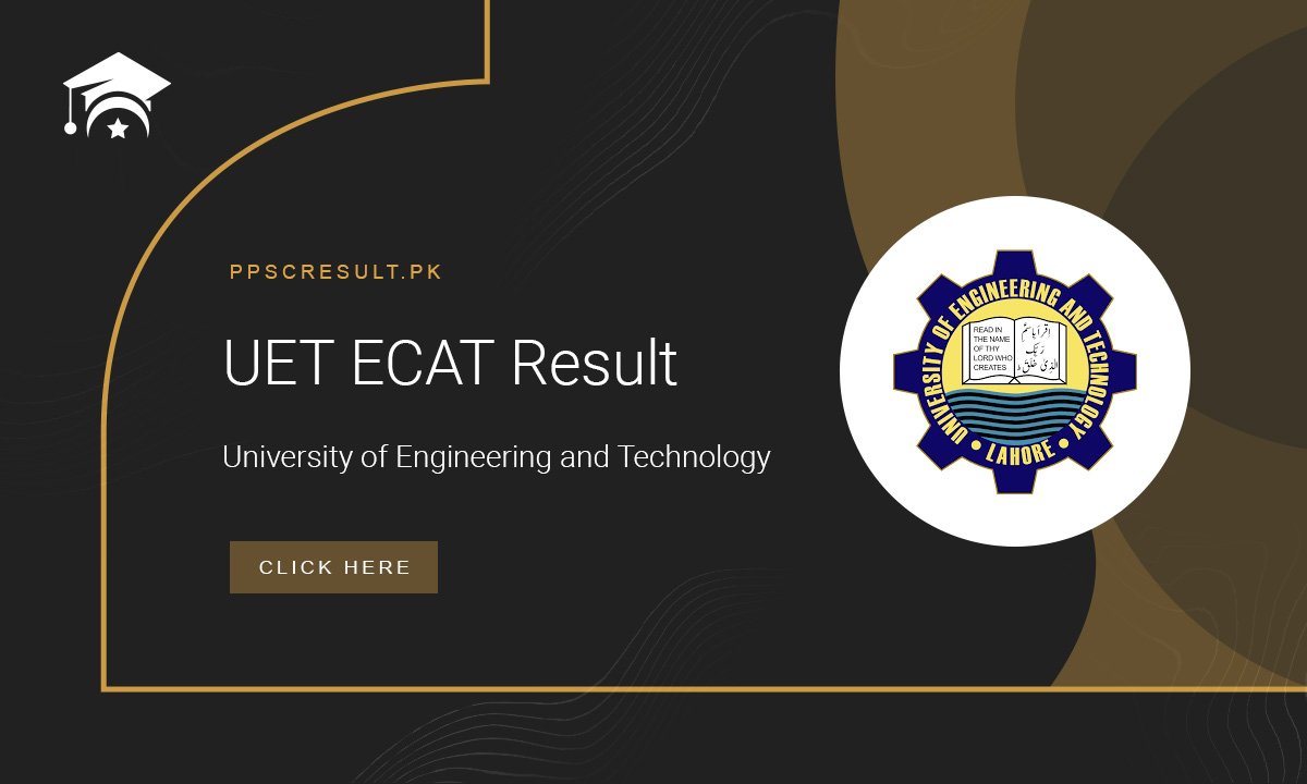 UET ECAT Result