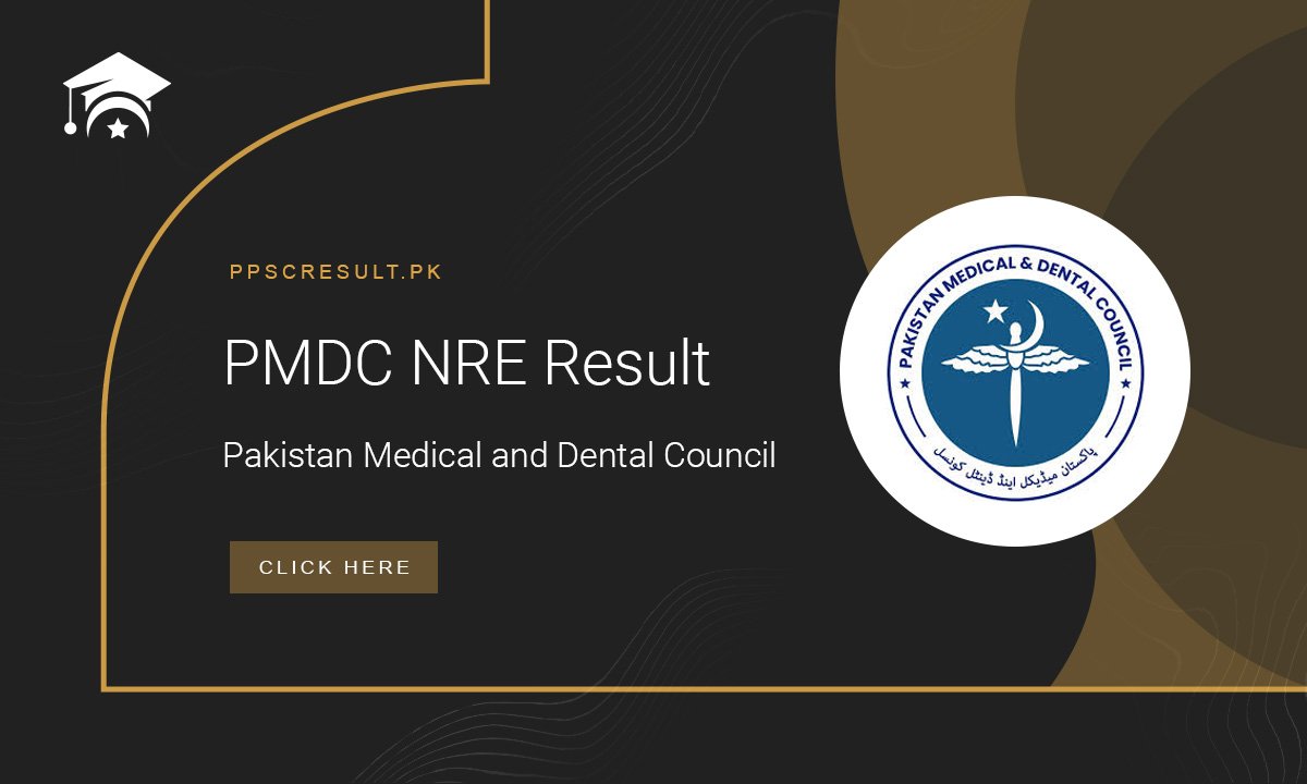 PMDC NRE Result