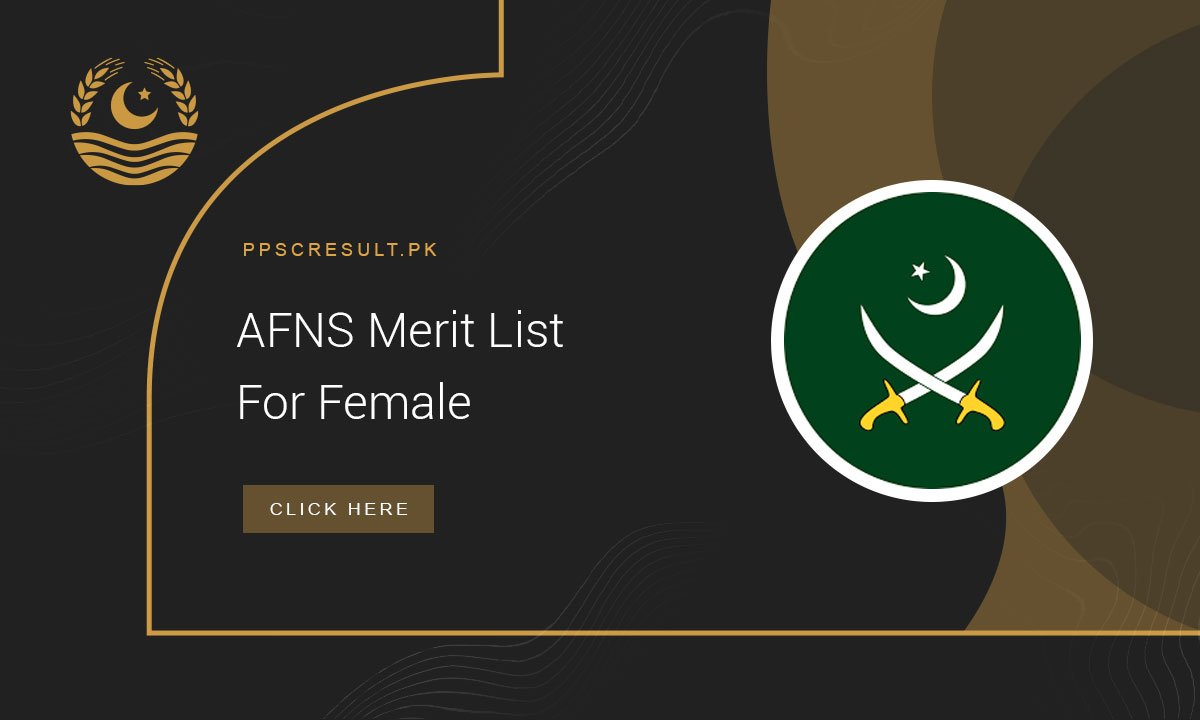 AFNS Merit List