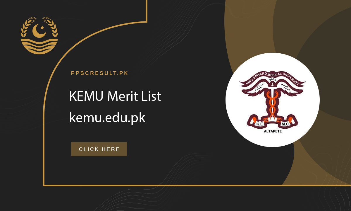 KEMU Merit List