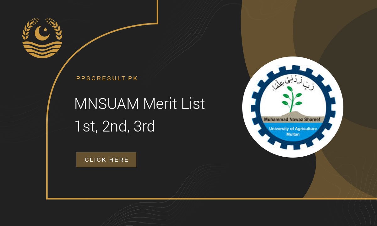 MNSUAM Merit List
