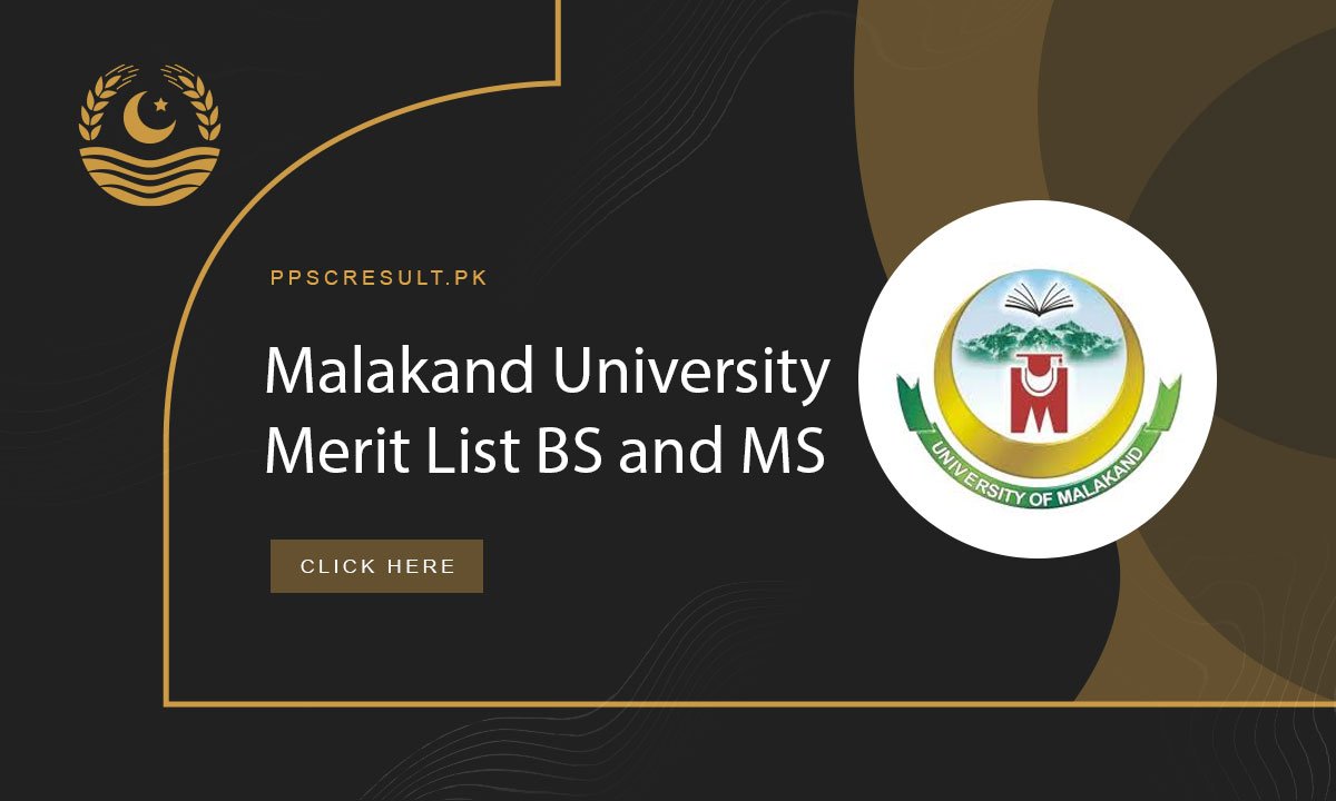 Malakand University Merit List