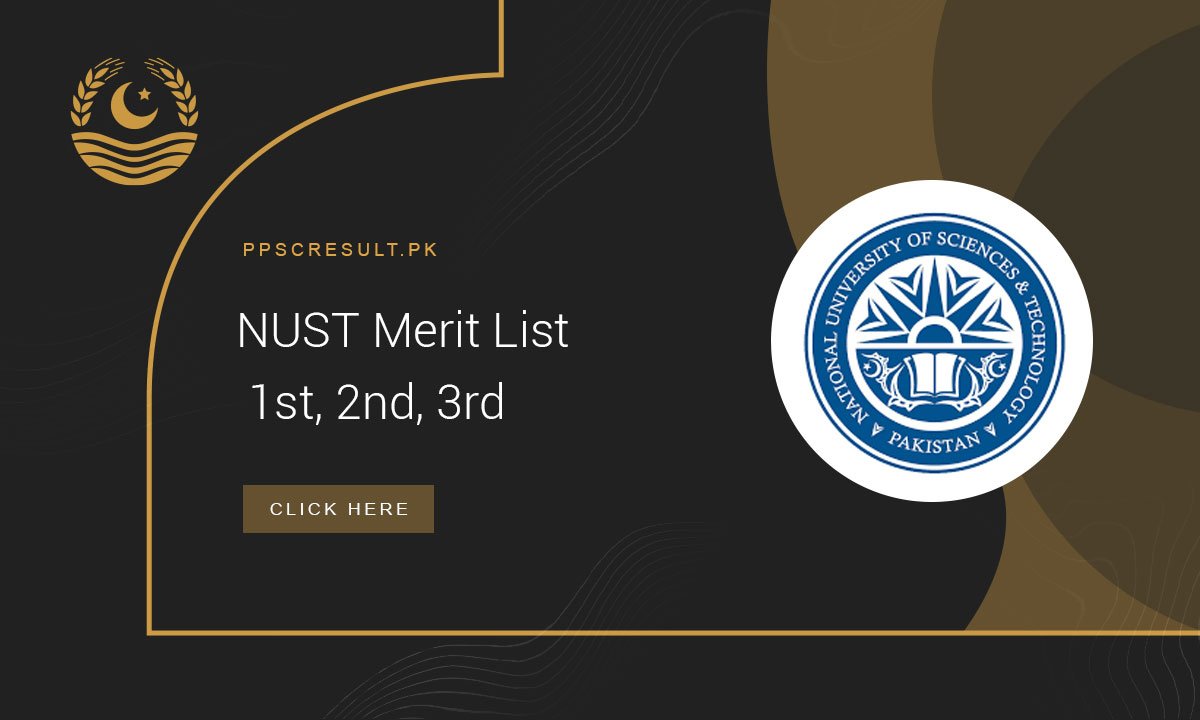 NUST Merit List