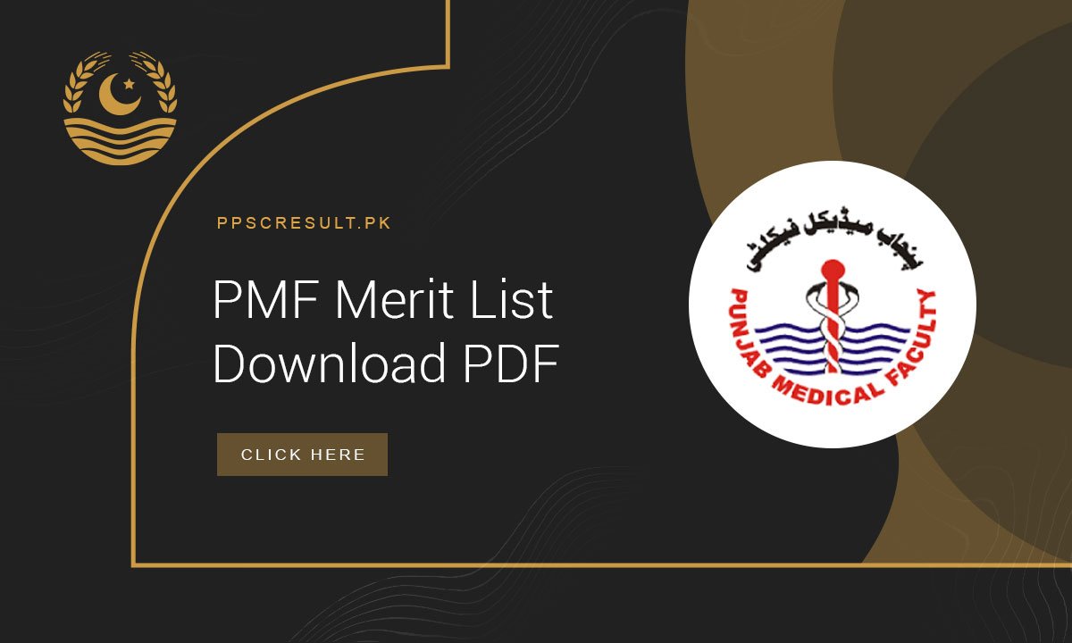 PMF Merit List