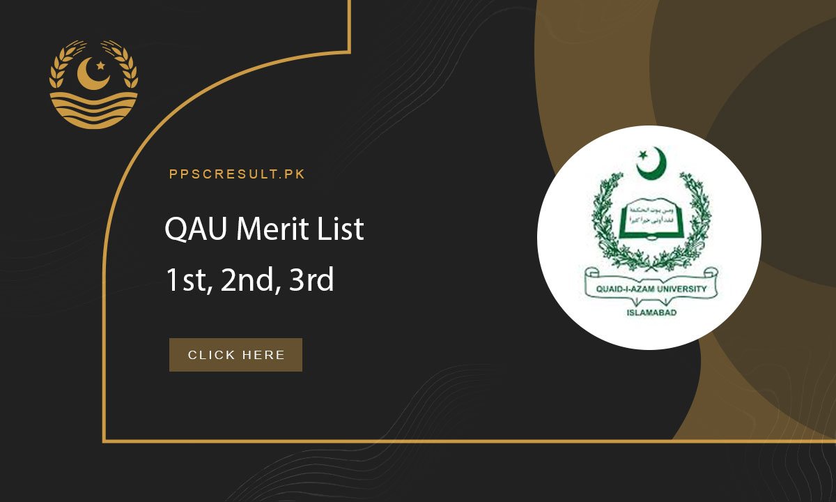 QAU Merit List