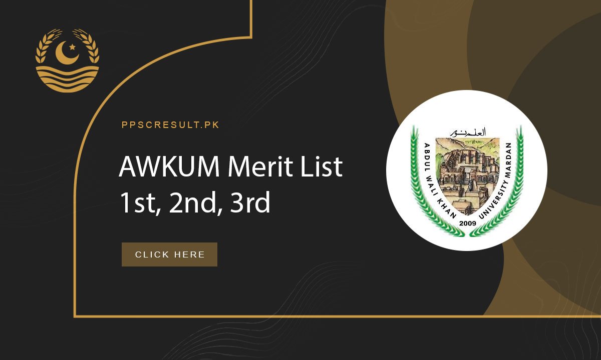 AWKUM Merit List