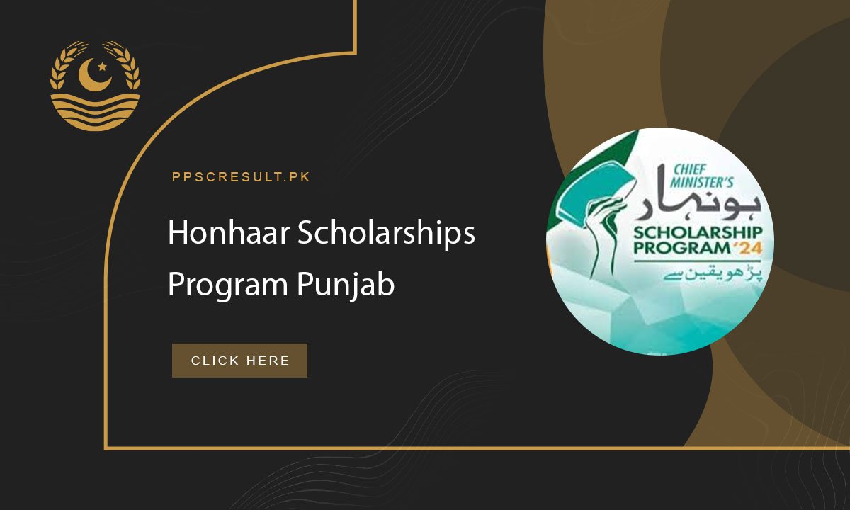 Honhaar Scholarships Program Punjab
