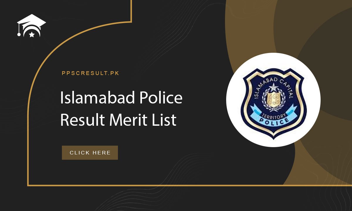 Islamabad Police Result