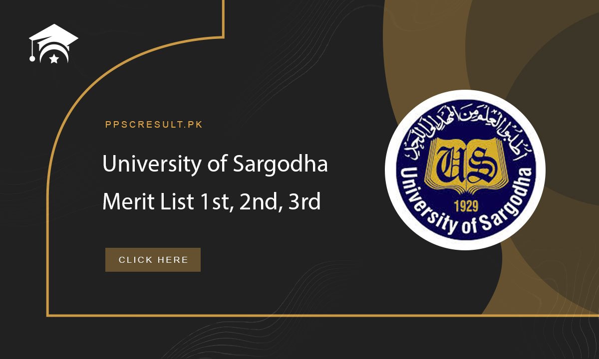University of Sargodha Merit List