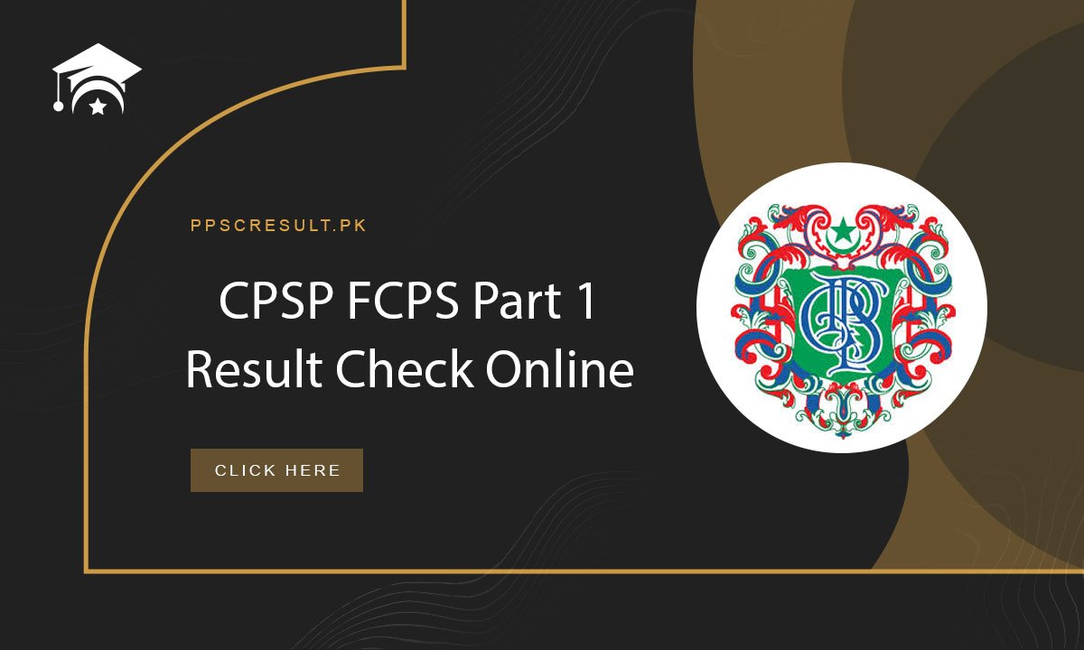 CPSP FCPS Part 1 Result