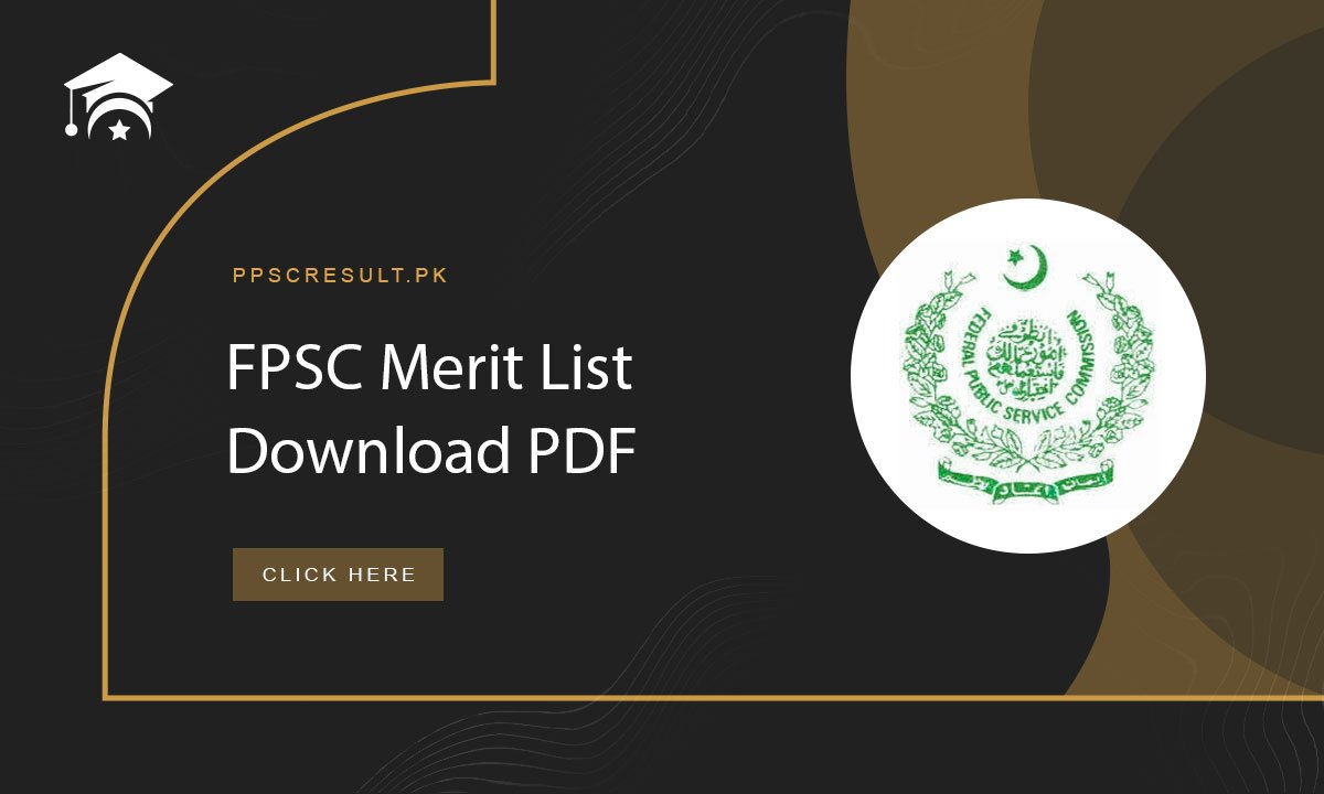 FPSC Merit List