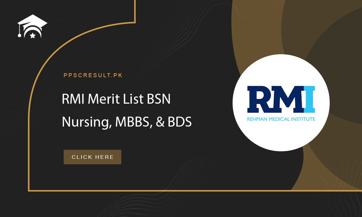 RMI Merit List