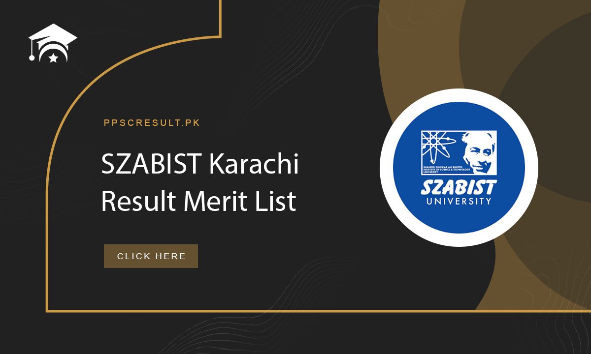 SZABIST Karachi Result
