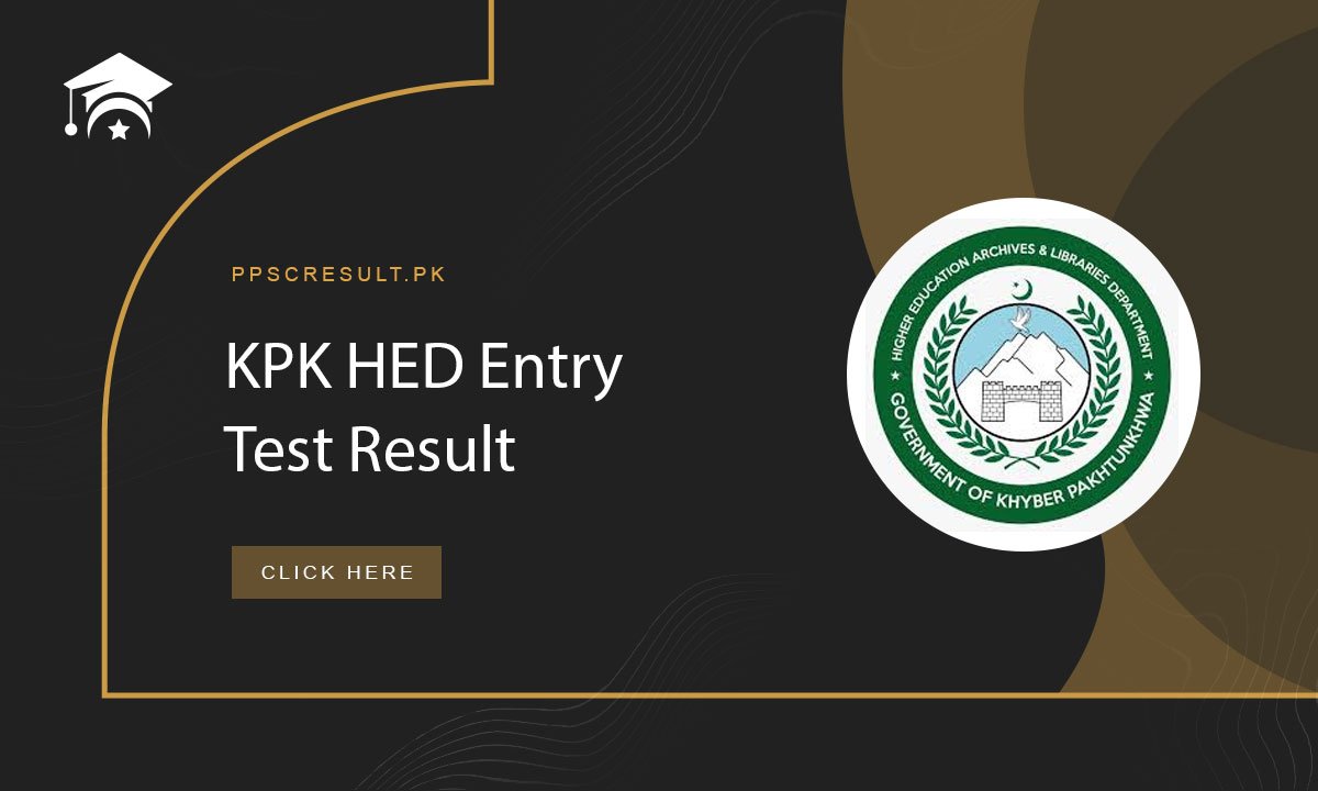 KPK HED Entry Test Result