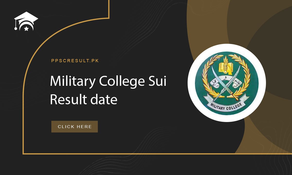 Military College Sui Result