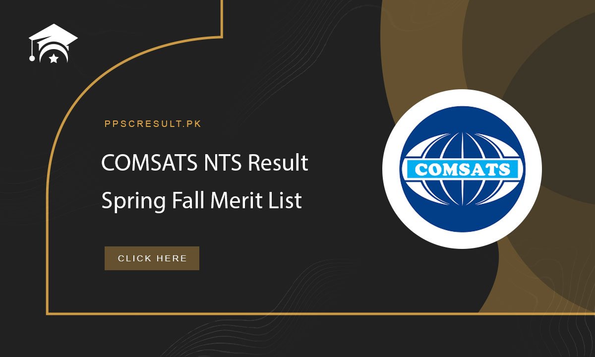 COMSATS NTS Result