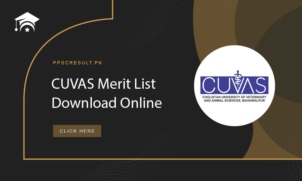 CUVAS Merit List