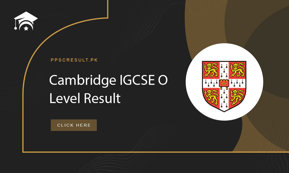 Cambridge IGCSE O Level Result