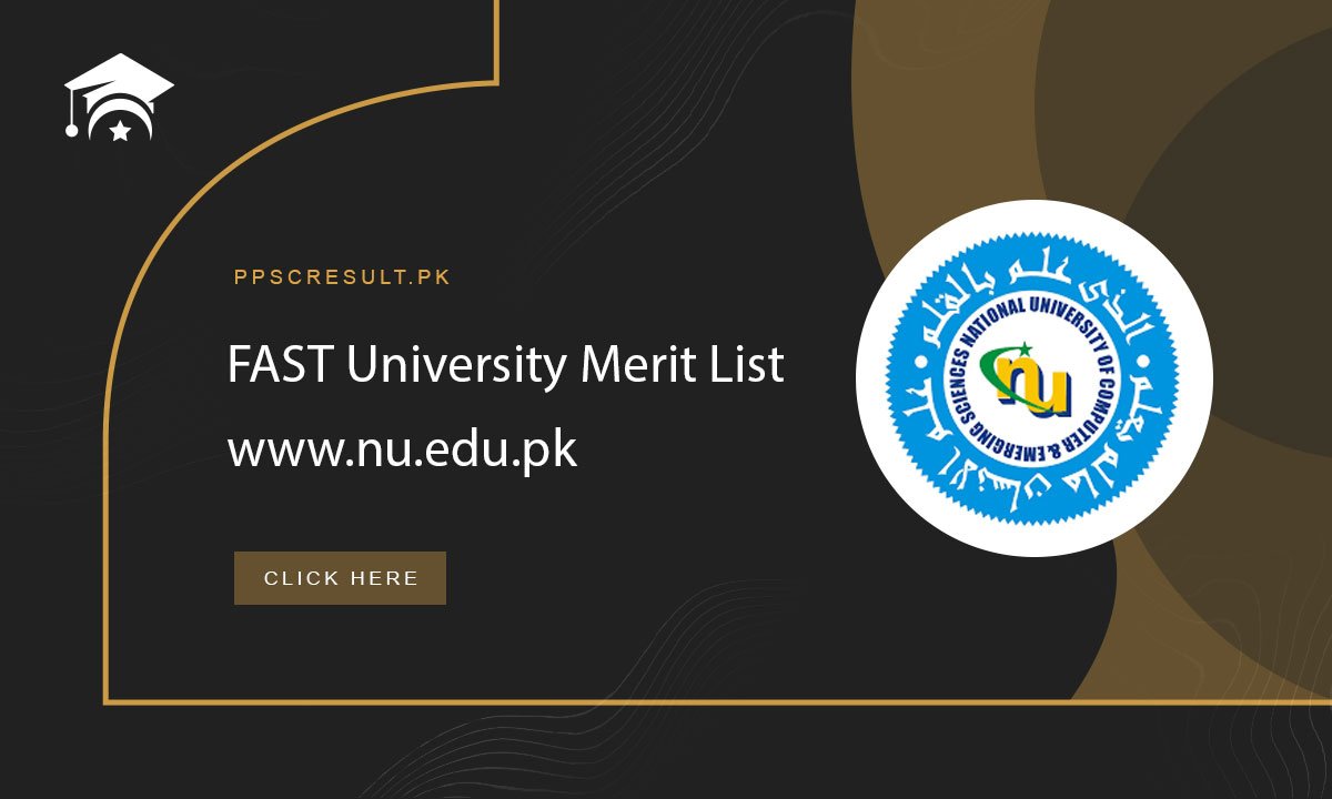 FAST University Merit List