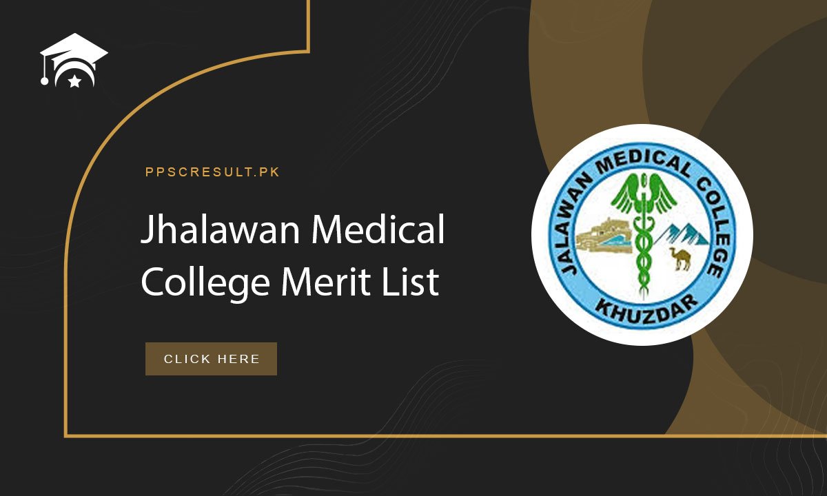 Jhalawan Medical College Merit List