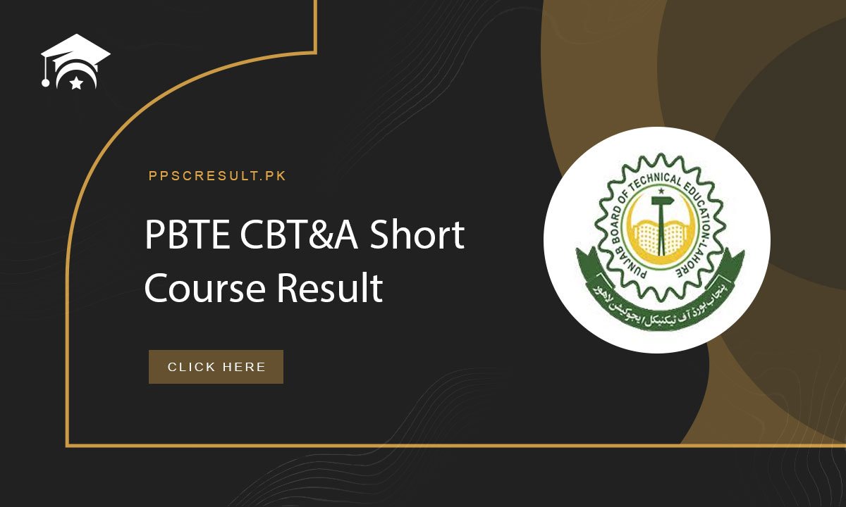 PBTE CBT&A Short Course Result