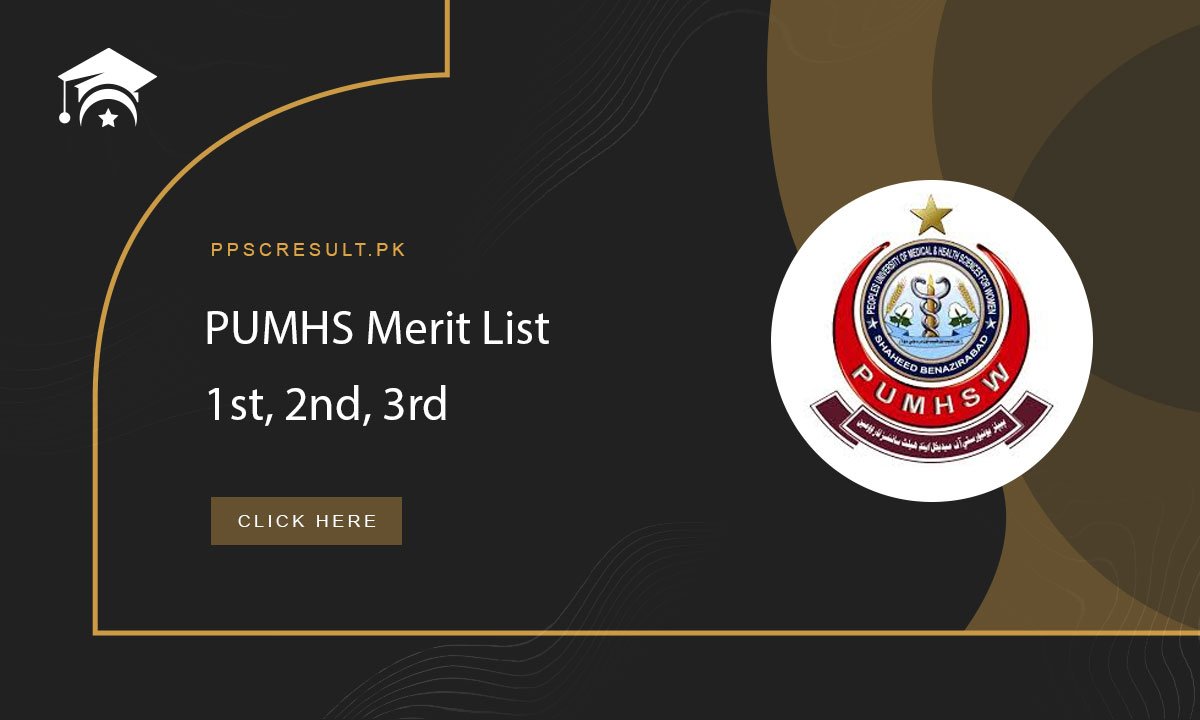 PUMHS Merit List