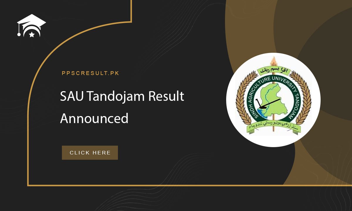 SAU Tandojam Result