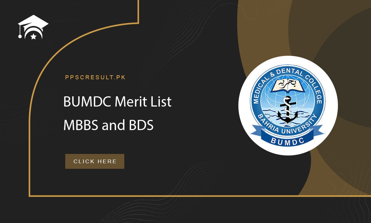 BUMDC Merit List