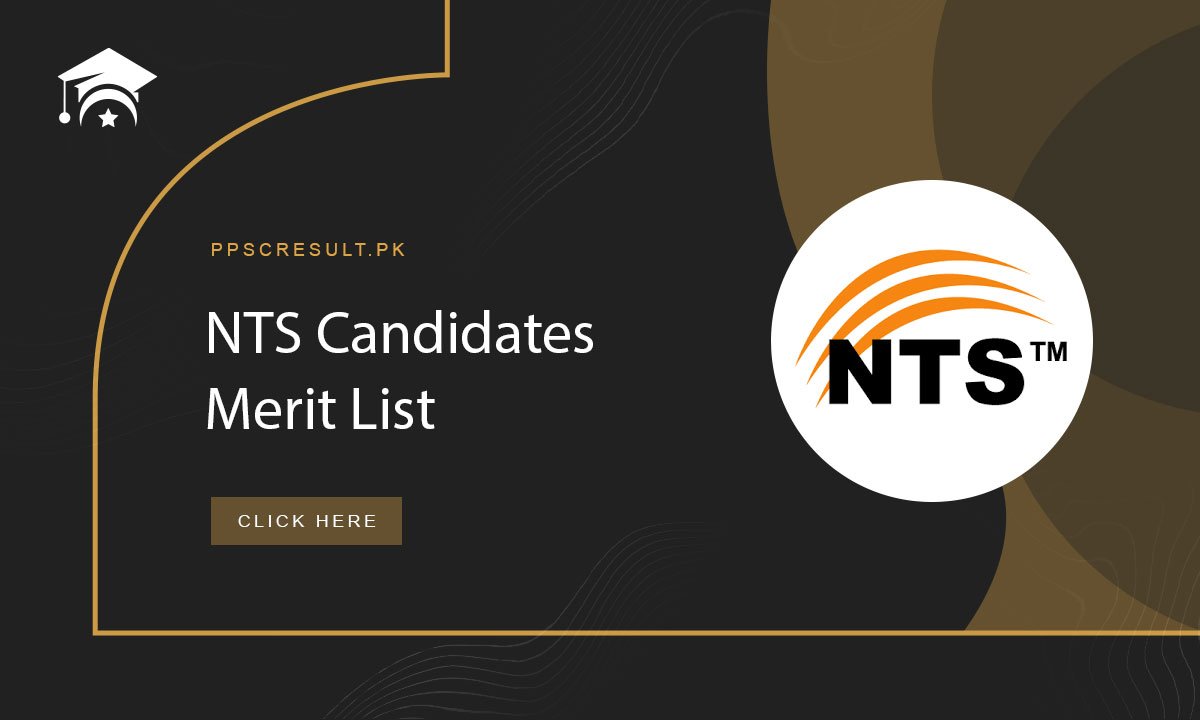 NTS Candidates Merit List